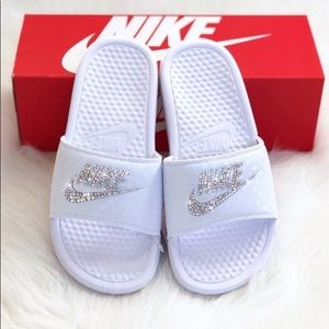 nike benassi slides custom